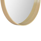Miroir Rond Design en Bois D80 cm VALI
