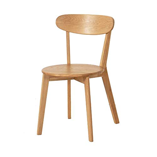NAN liang Chaise de salle à manger en chêne de style moderne avec chaise amovible avec sièges solides au dossier, 250 lb Soutien NAN liang Chaise de salle à manger en chêne de style moderne avec chaise amovible avec sièges solides au dossier, 250 lb Soutien