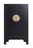 Fine Asianliving Armoire Chinoise Onyx Noire L70xP40xH120cm Armoire Chinoise Meubles Chinois Mobilier Oriental Asiatique Mandarin Pekin