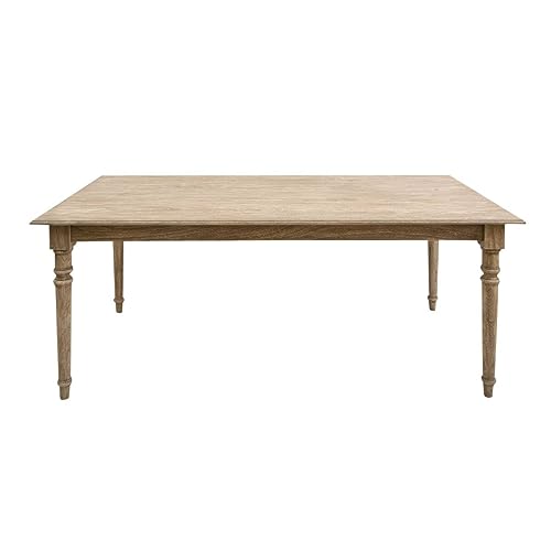 Made In Meubles Table à Manger en Bois de manguier Louis - Table & Table Basse - Table à Manger 90 x 180 x 76 cm Made In Meubles Table à Manger en Bois de manguier Louis - Table & Table Basse - Table à Manger 90 x 180 x 76 cm