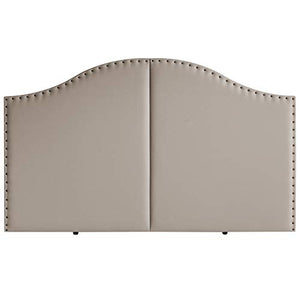 marcKonfort Tête de lit Lyon avec des punaises 160X95 Beige