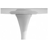 Eero Saarinen Tulipe Blanche Style Grande Table Circulaire