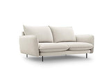 Cosmopolitan Design Canapé, Vienna, 2 Places, Beige Clair, 160x92x95