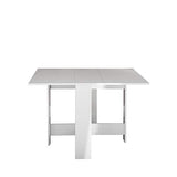 Table Pliante Contemporain avec 2 Abattants Blanc 103 x 76 x 73,4 cm, 2050A2100X00