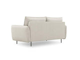 Cosmopolitan Design Canapé, Vienna, 2 Places, Beige Clair, 160x92x95