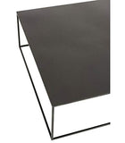 J-Line by Jolipa Table de Salon Moderne carrée métal Noir