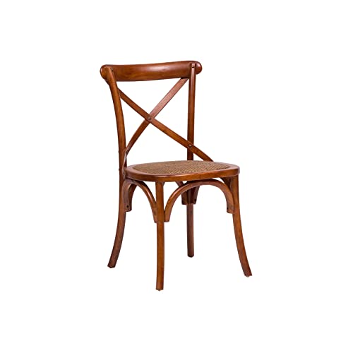 Biscottini Chaise de cuisine en bois 86 x 42 x 46 cm | Chaises de cuisine en bois Made in Italy | Chaises vintage pour salle à manger | Chaises bois cuisine et jardin