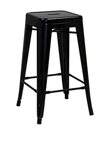 Lo + deModa Hight Ural H66 B & W – Tabouret, Noir