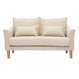 Miliboo Canapé scandinave 2 Places Beige Kate