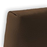 Silcar Home Tête de lit tapissée en Similicuir modèle Silvi Dimensions 90 cm, 105 cm, 115 cm, 145 cm ou 160 cm, Rembourrage, Transport Inclus, Fixations incluses. (Chocolat, 160)
