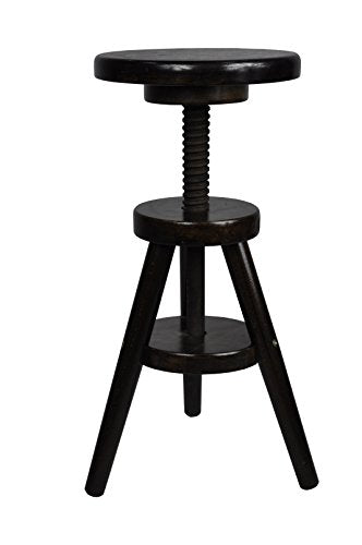 Magnetic Mobel Tabouret à vis Solide Petit déjeuner Cuisine Nouveau hêtre (Noyer)