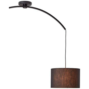 BRILLIANT Daria suspension avec bras d'extension noir Luminaires d'intérieur, suspensions | 1x A60, E27, 40W, convient aux lampes normales