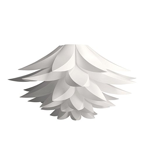 kwmobile Lampe puzzle Polypropylène (PP) design lotus - Abat-jour luminaire montage DIY - Suspension ou lampadaire lumière décoration fleurs salon chambre, Boutique, Blanc kwmobile Lampe puzzle Polypropylène (PP) design lotus - Abat-jour luminaire montage DIY - Suspension ou lampadaire lumière décoration fleurs salon chambre, Boutique, Blanc