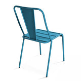 Chaise de Jardin en métal Bleu Pacific