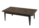 MACABANE DALIE Table, Sapin, Noir, 120X66X41