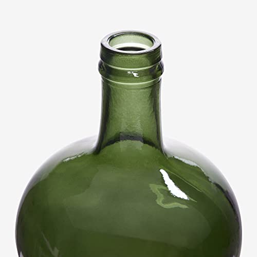 Idée Cadeau Déco Maison Pot En Verre Damajuana 4 Litres – Style Méditerranéen, Couleur Vert Olive, Décoration Ou Vase Idée Cadeau Déco Maison Pot En Verre Damajuana 4 Litres – Style Méditerranéen, Couleur Vert Olive, Décoration Ou Vase
