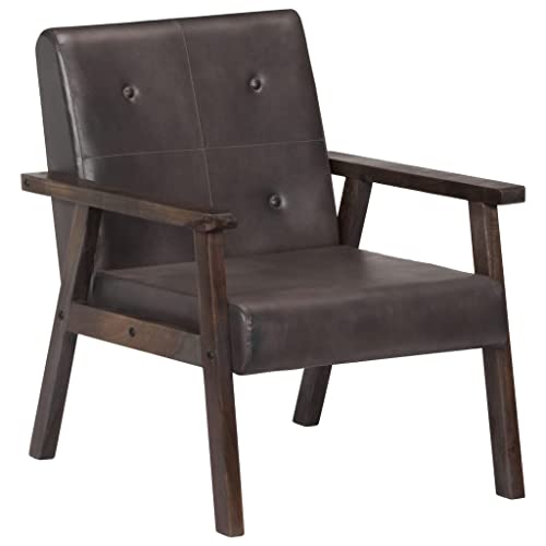 vidaXL Fauteuil Chaise de Chambre à Coucher Siège de Salon Meuble Mobilier de Salon Maison Intérieur Salle de Séjour Bureau Gris Cuir Véritable vidaXL Fauteuil Chaise de Chambre à Coucher Siège de Salon Meuble Mobilier de Salon Maison Intérieur Salle de Séjour Bureau Gris Cuir Véritable