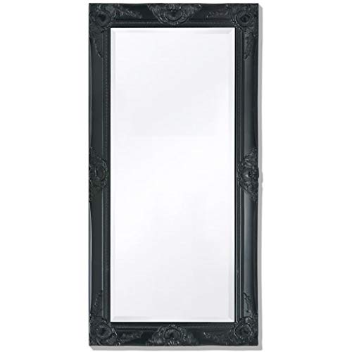 Tidyard Miroir Mural Magnifique pour Salle de Bain/Dressing Style Baroque Noir 100 X 50 cm Tidyard Miroir Mural Magnifique pour Salle de Bain/Dressing Style Baroque Noir 100 X 50 cm