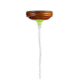 Relaxdays Suspension luminaire lampe à suspension abat-jour en métal couleur pétante HxlxP: 112 x 28 x 28 cm style industriel hauteur réglable, vert