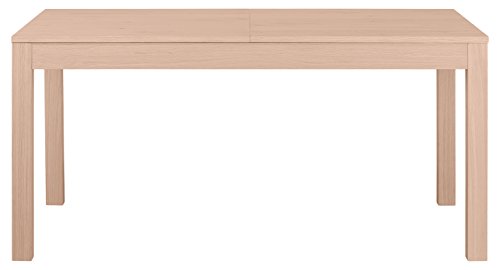 Keo Nano Table avec 2 Allonges Inclus, Bois, Naturel, 160 x 90 x 77 cm Keo Nano Table avec 2 Allonges Inclus, Bois, Naturel, 160 x 90 x 77 cm
