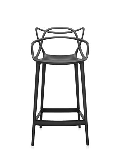 Kartell Masters Stool Tabouret, Noir, H.65 Kartell Masters Stool Tabouret, Noir, H.65