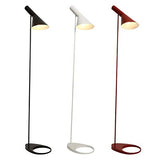 Lampe sur pied LGFSG Lampadaire design de haute qualité vent industriel lampadaire en fer forgé salon chambre LED lumières décoratives, noir