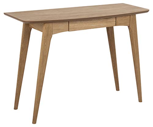 AC Design Furniture Konrad Table de Bureau, H : 74 x L : 105 x P : 45 cm, Chêne huilé et plaqué chêne, 1 pce AC Design Furniture Konrad Table de Bureau, H : 74 x L : 105 x P : 45 cm, Chêne huilé et plaqué chêne, 1 pce