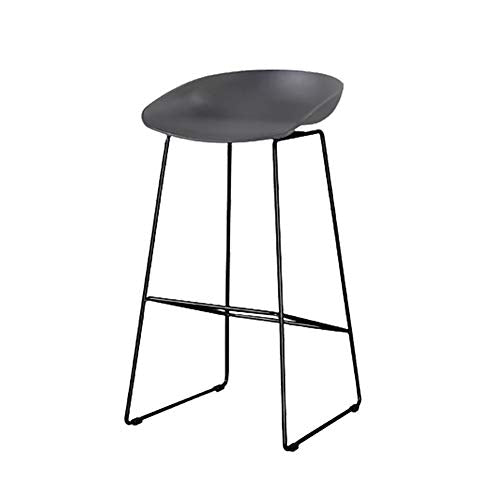 qwqqaq Simple Tabourets De Bar pour Cuisine Café Chambre,Moderne Chaise De Salle à Manger avec Pieds en Métal,Tabourets De Bar Rembourrée Chaise C 42x42x75cm(17x17x30inch)