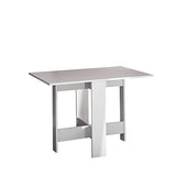 Table Pliante Contemporain avec 2 Abattants Blanc 103 x 76 x 73,4 cm, 2050A2100X00