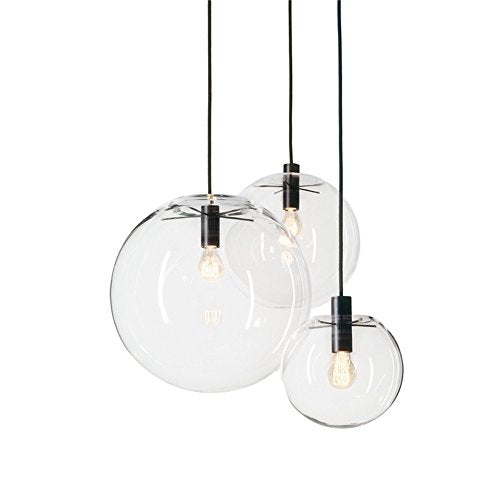 MZStech Billes en Verre Luminaire Suspension Boule verre Lustre Pendentif Lampe (30cm) MZStech Billes en Verre Luminaire Suspension Boule verre Lustre Pendentif Lampe (30cm)