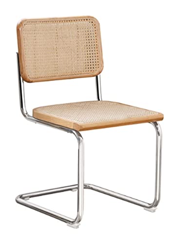 HSSBD Chaise de Salle à Manger Rattan Chaise Vivante Chaise Vivante Table de Petit-déjeuner Moderne et Chaise Chaise Chaise Nordique Conception Chaise Utilisation à la Maison légère