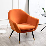 Canapé Simple Nordique Chaise Paresseuse Terrasse Chaise Longue Petit Appartement Chambre Salon Fauteuil Gris 0414S(Color:Orange)