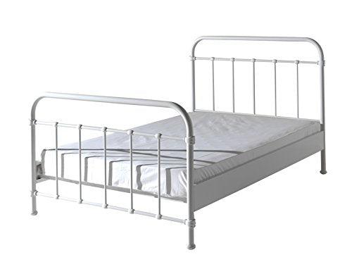 Vipack NYBE1214 New York lit 120x200cm Blanc, Métal, 211,2x128x112 cm Vipack NYBE1214 New York lit 120x200cm Blanc, Métal, 211,2x128x112 cm