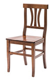 Meubles pour Tous 325 GLLE Lot de 2 chaises, Bois, Noyer, 46 x 44 x 90 cm