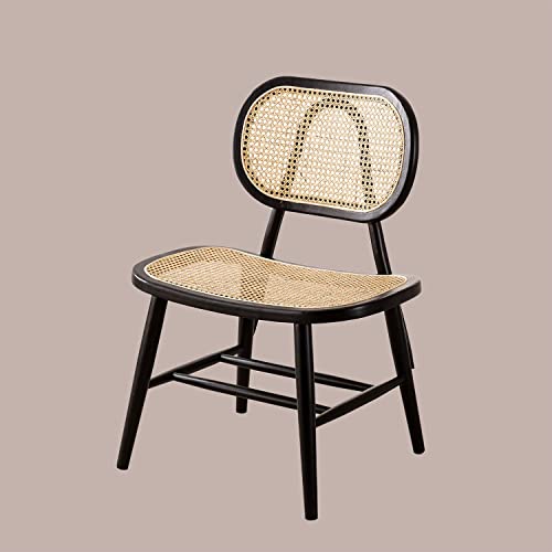 SKLUM Chaise en Bois Leila Noir uni SKLUM Chaise en Bois Leila Noir uni