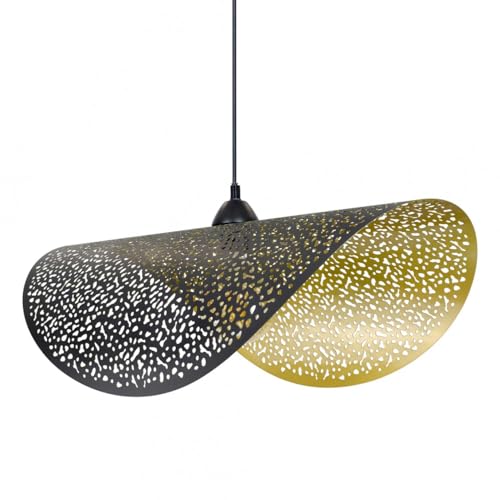 C-CRÉATION - Suspension NISLEY pour Utilisation en Intérieur - Métal - Style Industriel - D60 cm - 1 Ampoule 8 Watts pour Douille E27 - Noir C-CRÉATION - Suspension NISLEY pour Utilisation en Intérieur - Métal - Style Industriel - D60 cm - 1 Ampoule 8 Watts pour Douille E27 - Noir