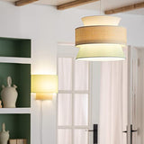 LEDKIA LIGHTING Suspension Tissu Chulu Vert