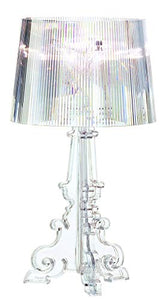 Kartell Bourgie, Lampe de Table, Avec Variateur de Lumière, Cristal