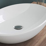 Lavabo Vasque à Poser Blanc 63cm Lave Main Sogood Bruxelles306 63x42x15,5cm