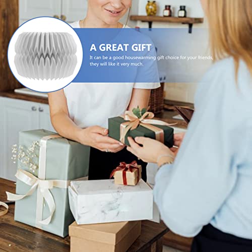 OSALADI Papier Origami Lampe Shade Moderne Simple Suspension Papier Lanter Lavamponnier Lustre Lustre Lugeau Pour Suspension Plafonnier