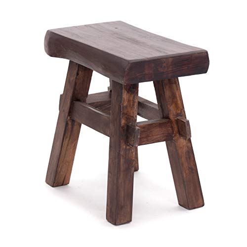 Tabouret En Bois Dur Fait Main - Neuf