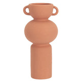 Paris Prix - Vase avec Anse Déco Arty 25cm Terracotta