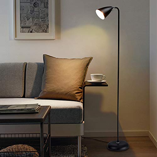 Depuley Lampadaire en Métal Fer, Noir Mat Lampadaire sur Pied Rétro Flexible de Bureau et Salon, Design Classique et Nostalgique,Lumière chaude,Métal noir, Ampoule E14 3000k.(Amouple Incluse) Depuley Lampadaire en Métal Fer, Noir Mat Lampadaire sur Pied Rétro Flexible de Bureau et Salon, Design Classique et Nostalgique,Lumière chaude,Métal noir, Ampoule E14 3000k.(Amouple Incluse)