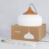 tomons Suspension LED Plafonnier Blanc Scandinave Moderne Style Simple pour Restaurant Salle à manger Restaurant