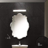 Miroir sans Cadre en Forme Salon Mural Miroir 3 Taille 8 Mm Biseautés Bord Z1220 (Size : 60 * 80cm)