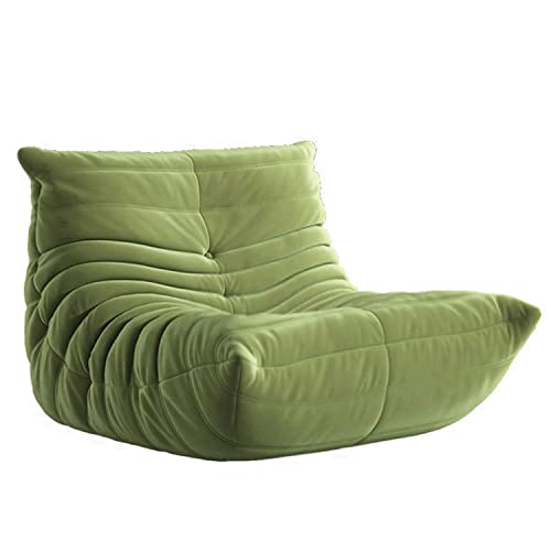 ArtsPavilion Canapé De Sol Paresseux Doux, Chaise Au Coin du Feu, Canapé Accent Bean Bag pour Salon Salon Bureau, Amovible, Lavage L Green