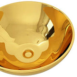 vidaXL Lavabo Lave-Mains Vasque à Poser Monter Evier Salle de Bain Intérieur Salle d'Eau Cabine de Toilette Maison 32,5x14 cm Céramique