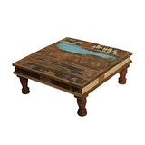 STUFF Loft Table d'appoint Bajot - Table décorative en bois recyclé - Style shabby vintage