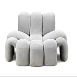 Couches for Living Room Personality Special-Shaped Spider Seat Simple Single Leisure Sofa Model Room Hotel Lazy Lounge Chair Lounger Sofa (Color : Red) (Grey)