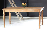 Langer Naturholzmöbel Table de Salle á Manger Olinda 160 x 90 Bois Massif Style Shabby Cuisine Look Antique